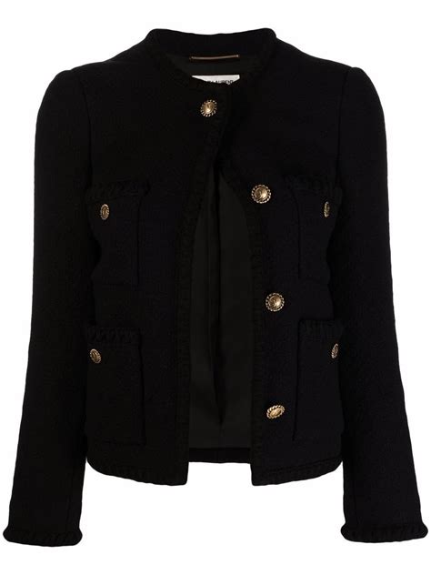 Saint Laurent Tweed Jackets for Women 